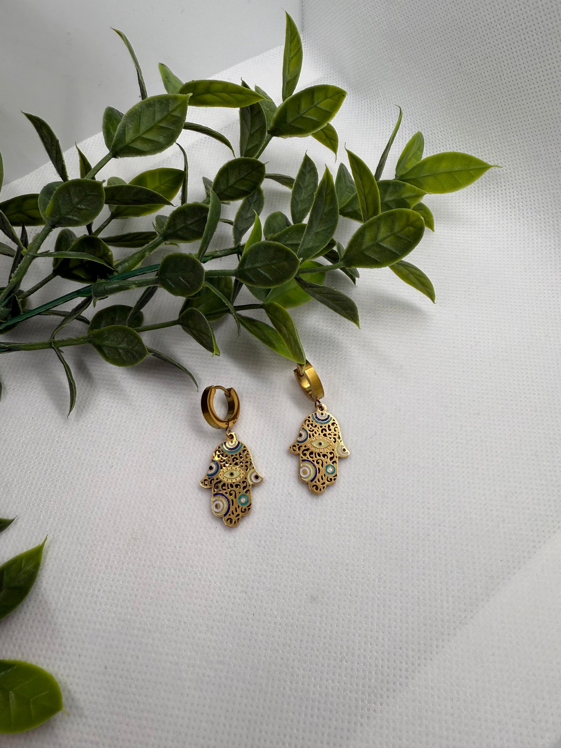 Boucle d’oreille Fatma - Acier Inoxydable