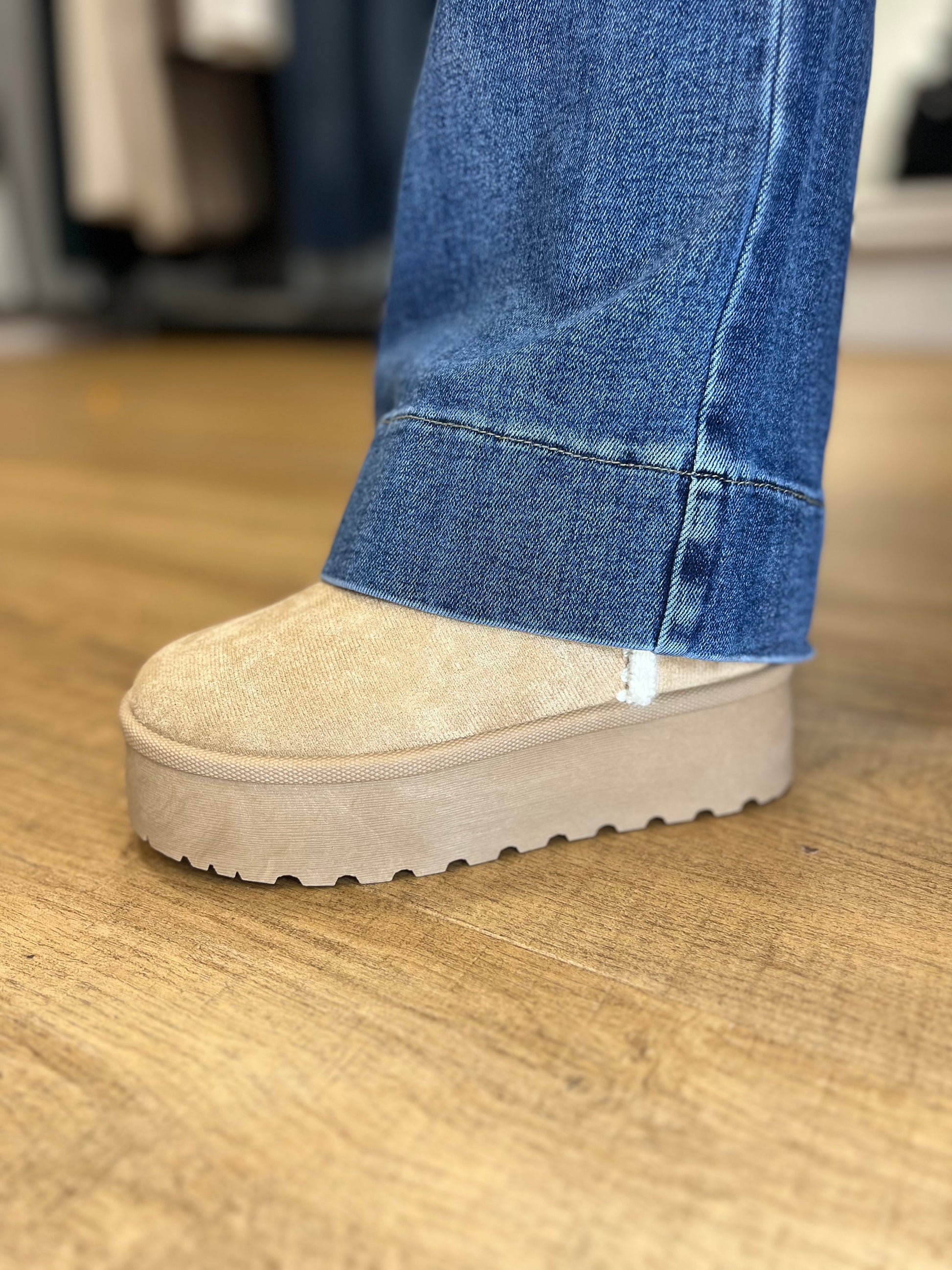 Bottines Fourrées - Beige