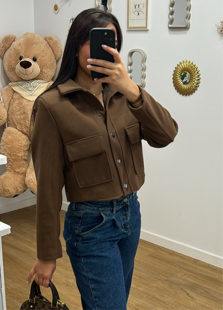 Veste Courte Grandes Poches