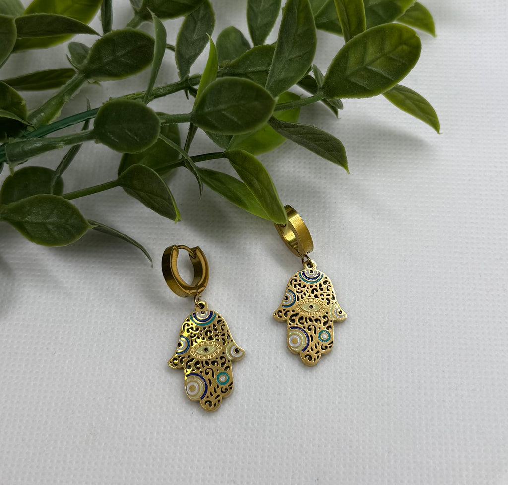 Boucle d’oreille Fatma - Acier Inoxydable