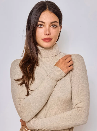 Pull col roulé – Plusieurs coloris maille douce