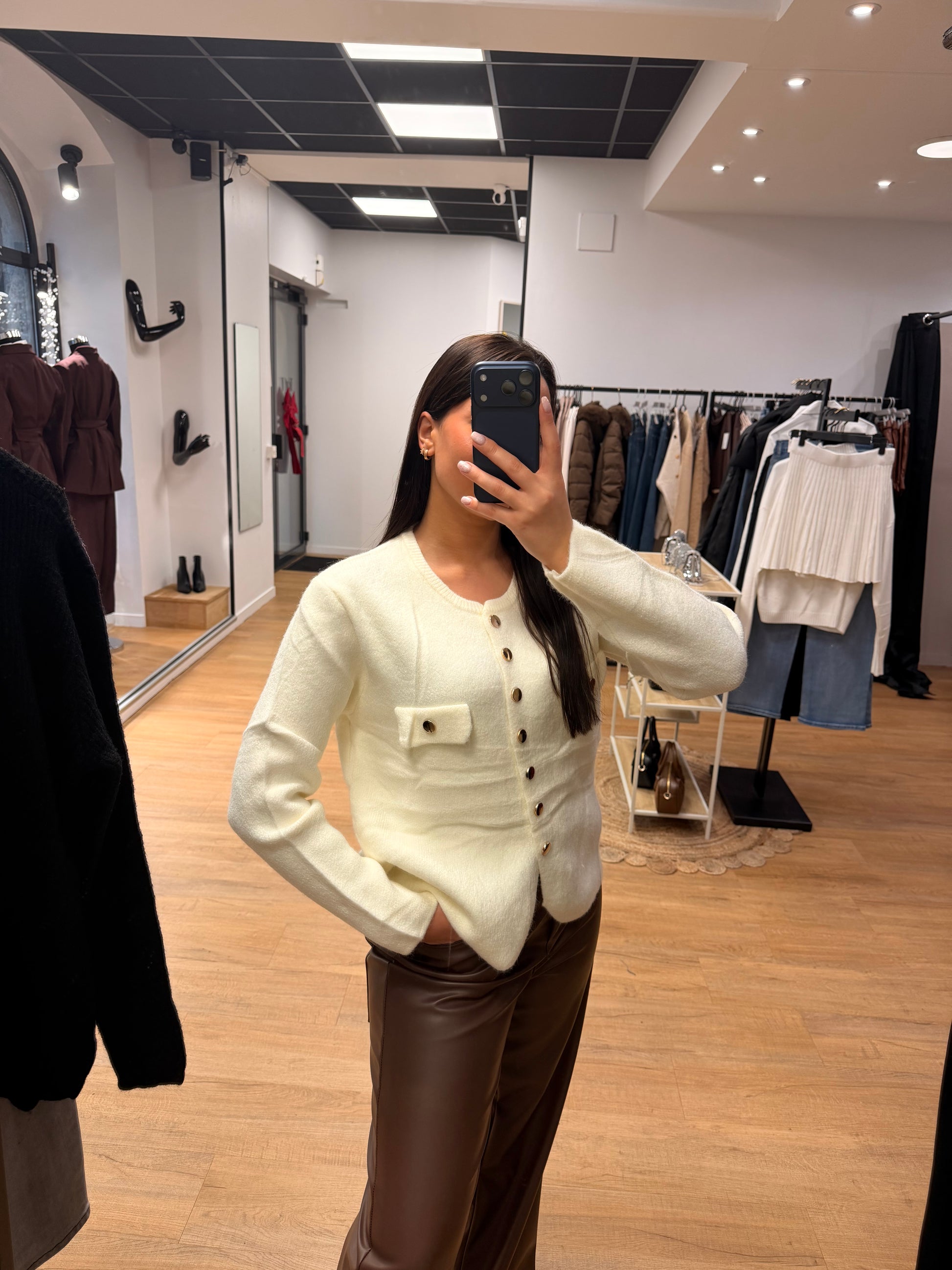 Cardigan femme – Maille douce, plusieurs coloris