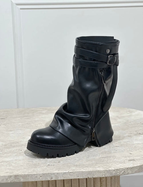 Bottines Guêtres à Zip Femme - Look Urbain & Chic | Dress Pour L