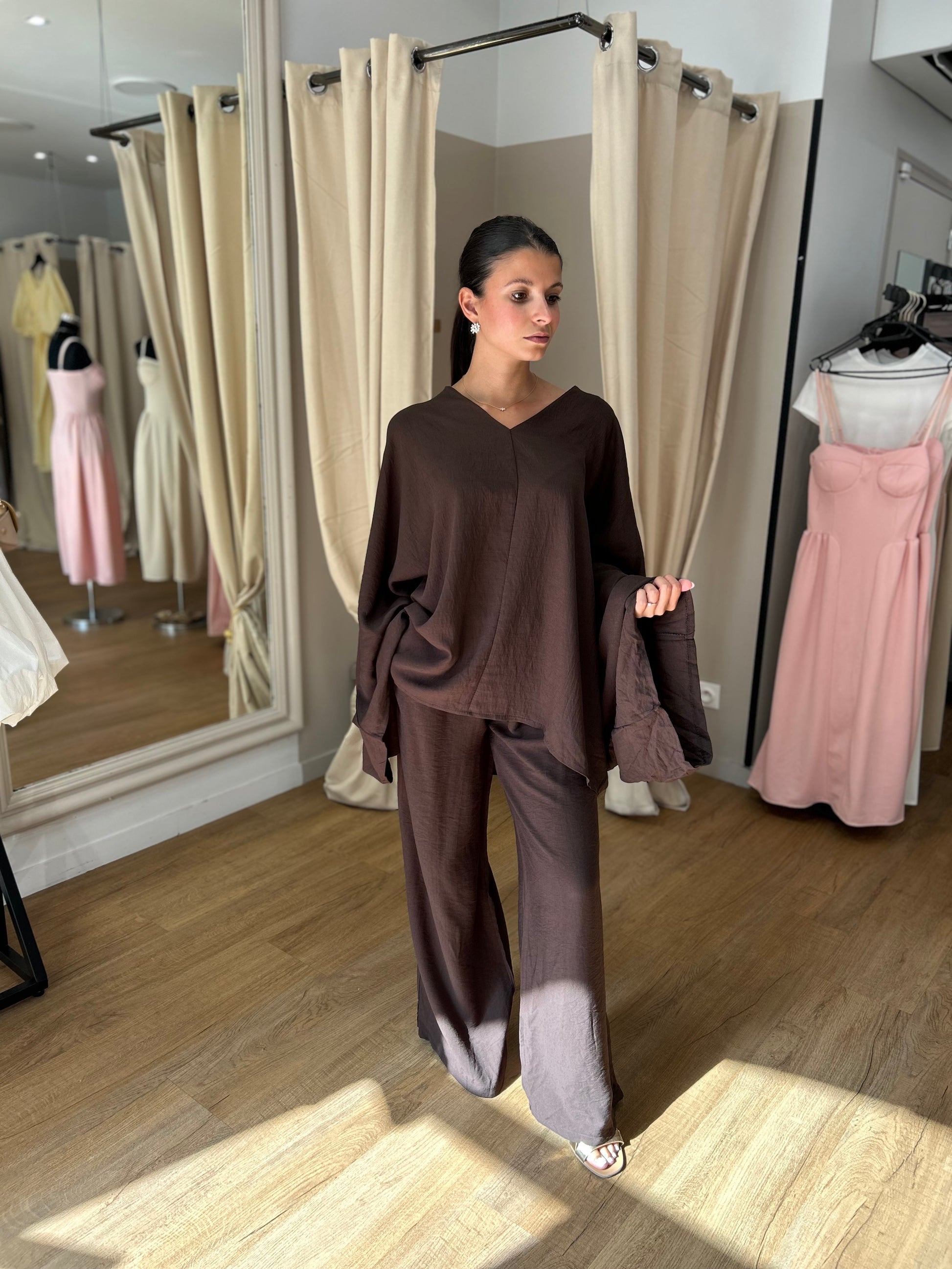 DESTOCKAGE - Ensemble chemise & pantalon