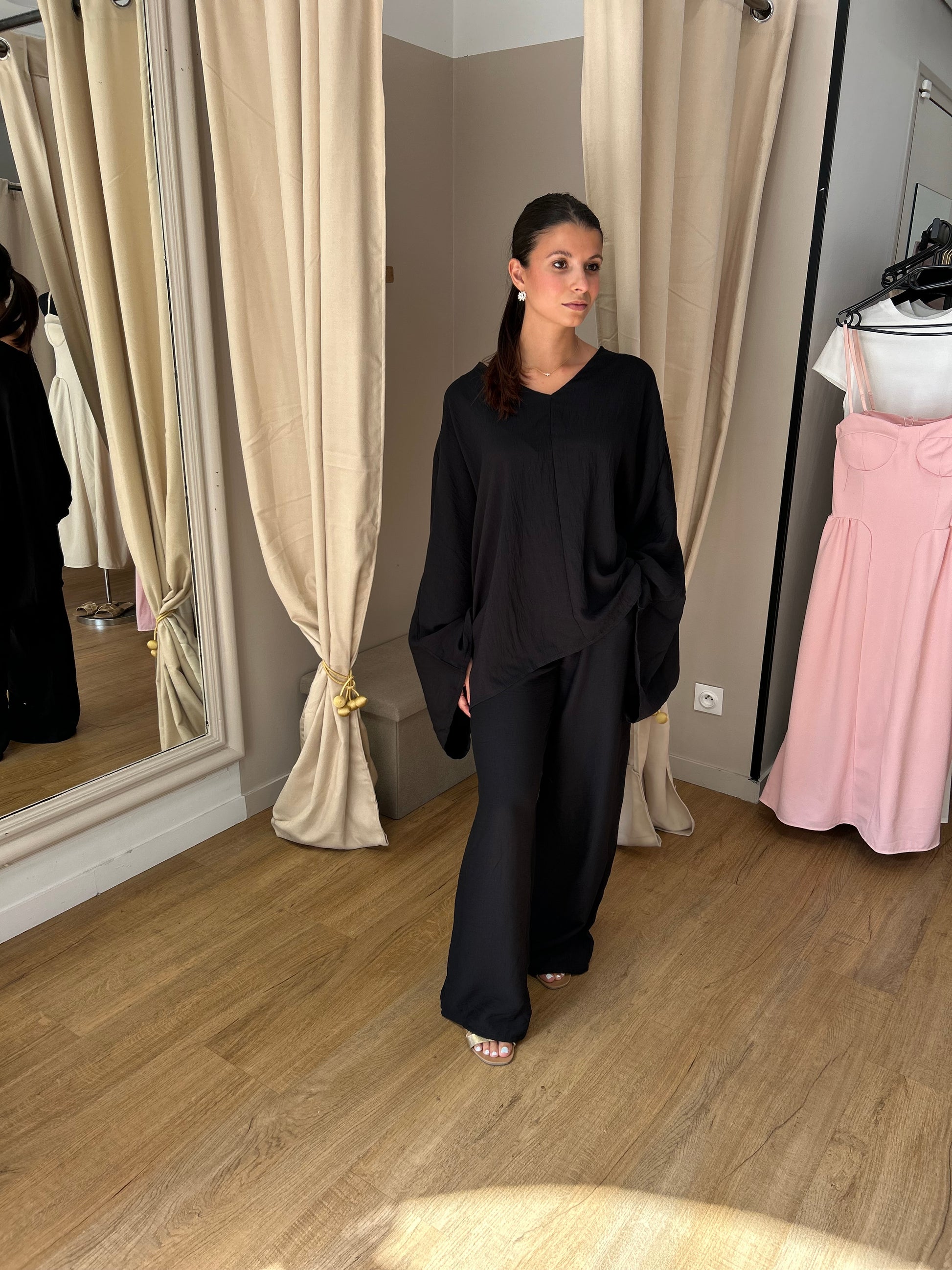 DESTOCKAGE - Ensemble chemise & pantalon