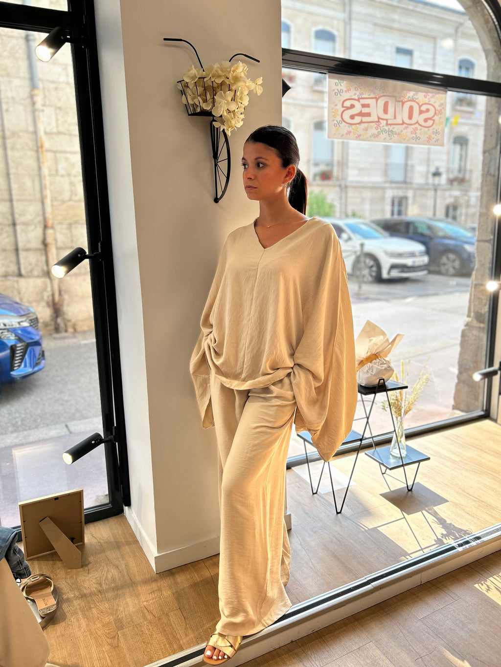 DESTOCKAGE - Ensemble chemise & pantalon