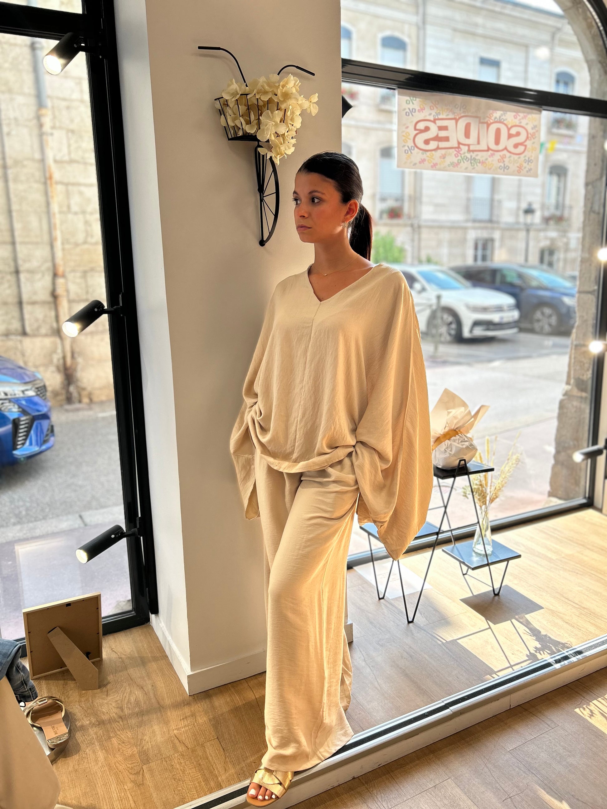 DESTOCKAGE - Ensemble chemise & pantalon