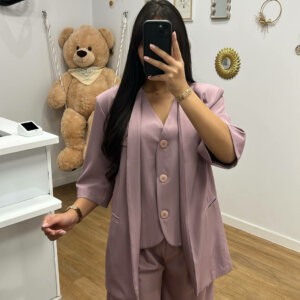 Blazer Parme Élégance – Veste Chic Femme - Prêt-à-porter féminin Bourg-en-Bresse